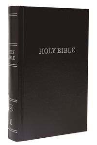 KJV, Pew Bible, Large Print, Hardcover, Black, Red Letter, Comfort Print