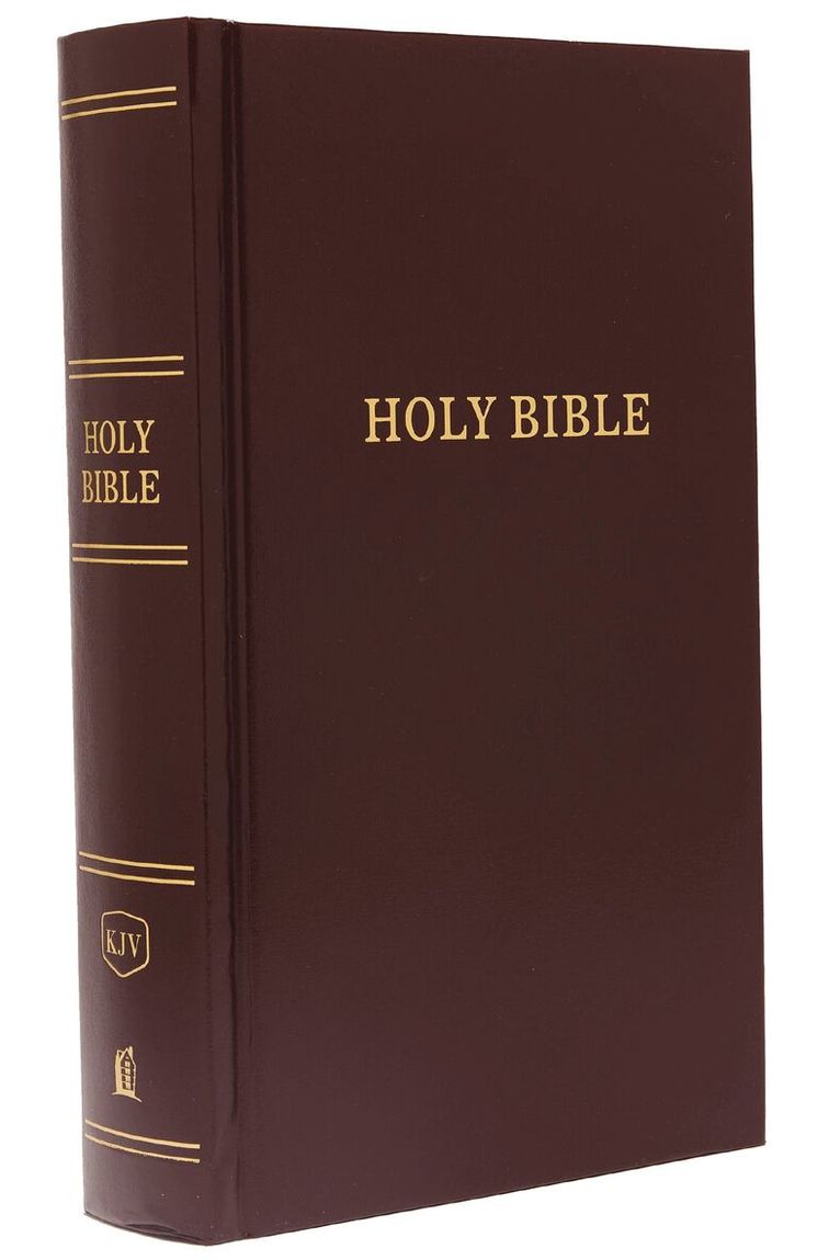 Zondervan - KJV, Pew Bible, Hardcover, Burgundy, Red Letter, Comfort Print, Inbunden