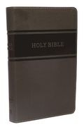 KJV Holy Bible: Deluxe Gift, Gray Leathersoft, Red Letter, Comfort Print: King James Version
