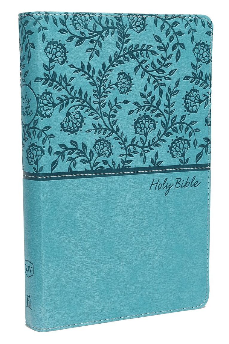 Zondervan - KJV Holy Bible: Deluxe Gift, Teal Leathersoft, Red Letter, Comfort Print: King James Version, Inbunden