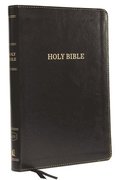 KJV Holy Bible: Large Print Thinline Bible, Black Leathersoft, Red Letter, Comfort Print: King James Version