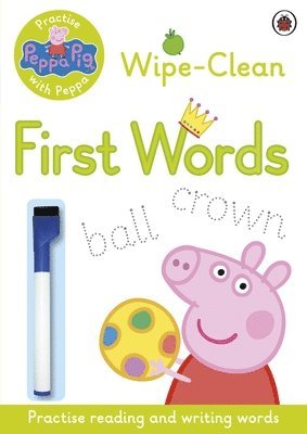 Peppa Pig - Peppa Pig: Practise with Peppa: Wipe-Clean First Words, Häftad