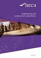 NEC NEC - NEC4: Engineering and Construction Subcontract, Häftad