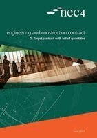 NEC NEC - NEC4: Engineering and Construction Contract Option D: target contract with bill of quantities, Häftad