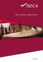 NEC NEC - NEC4: Term Service Subcontract, Häftad