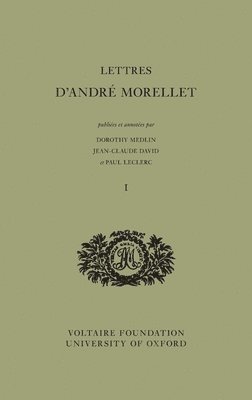 Andre Morellet, et al - Lettres: No. 1-262, Inbunden. Tillgänglighet: Tillfälligt slut