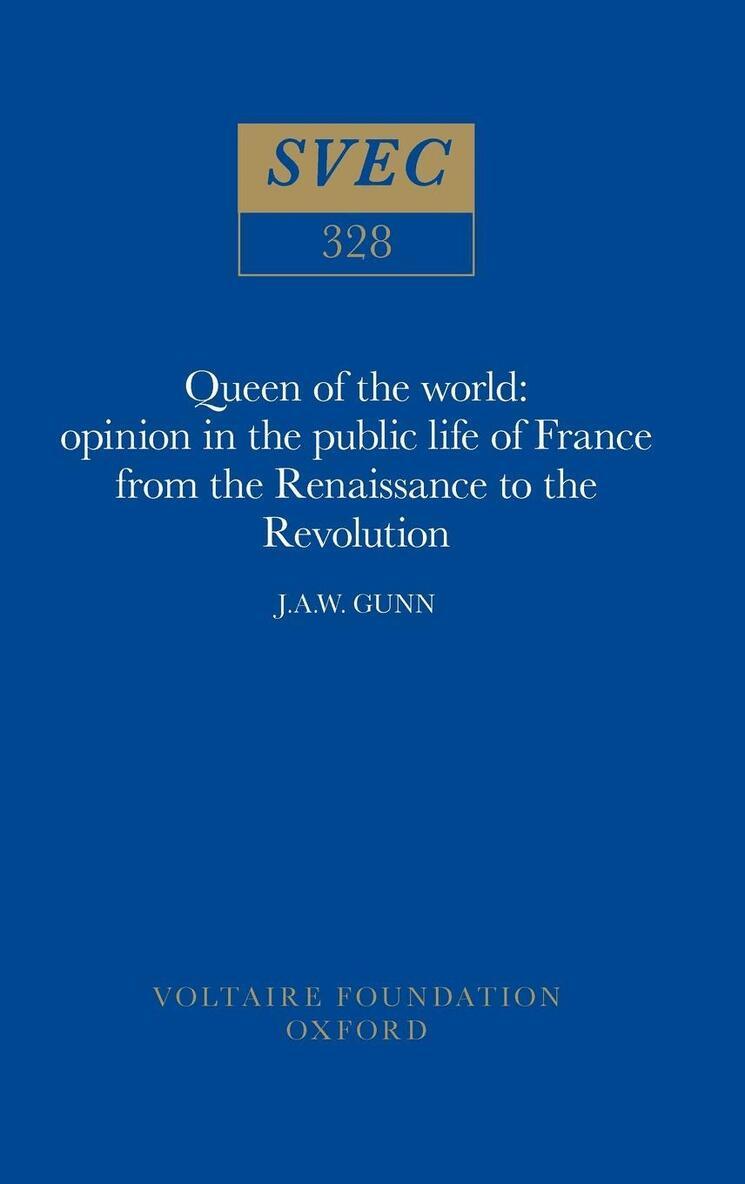 J. A. W. Gunn - Queen of the World, Inbunden