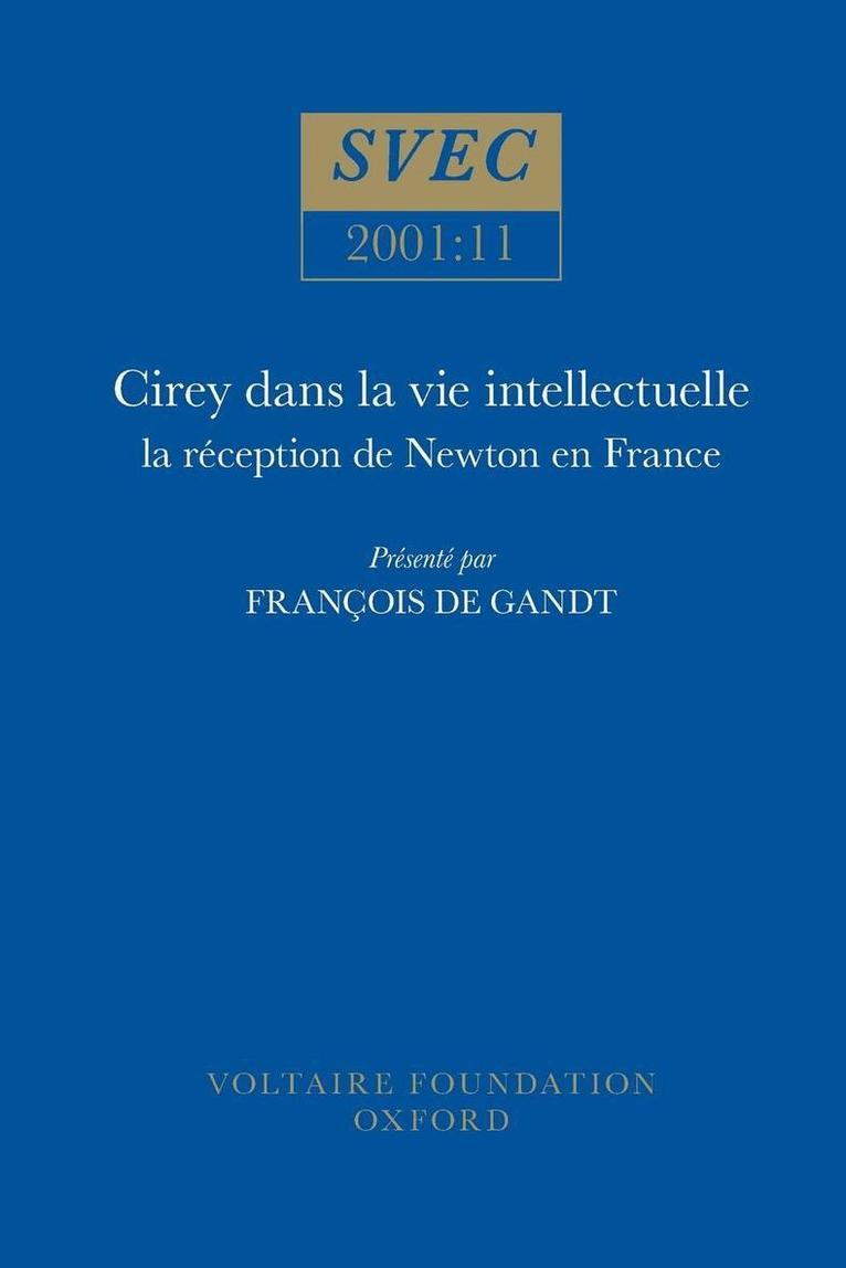 François de Gandt - Cirey dans la vie intellectuelle, Häftad