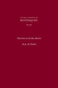 uvres compltes de Montesquieu 9A and uvres compltes de Montesquieu 9B