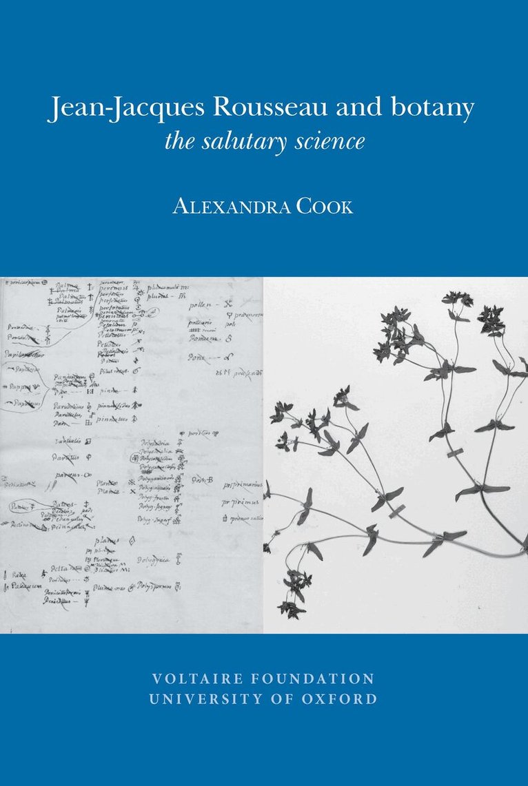 Alexandra Cook - Jean-Jacques Rousseau and Botany, Häftad