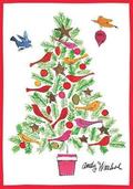 Warhol Christmas Tree Holiday Half Note