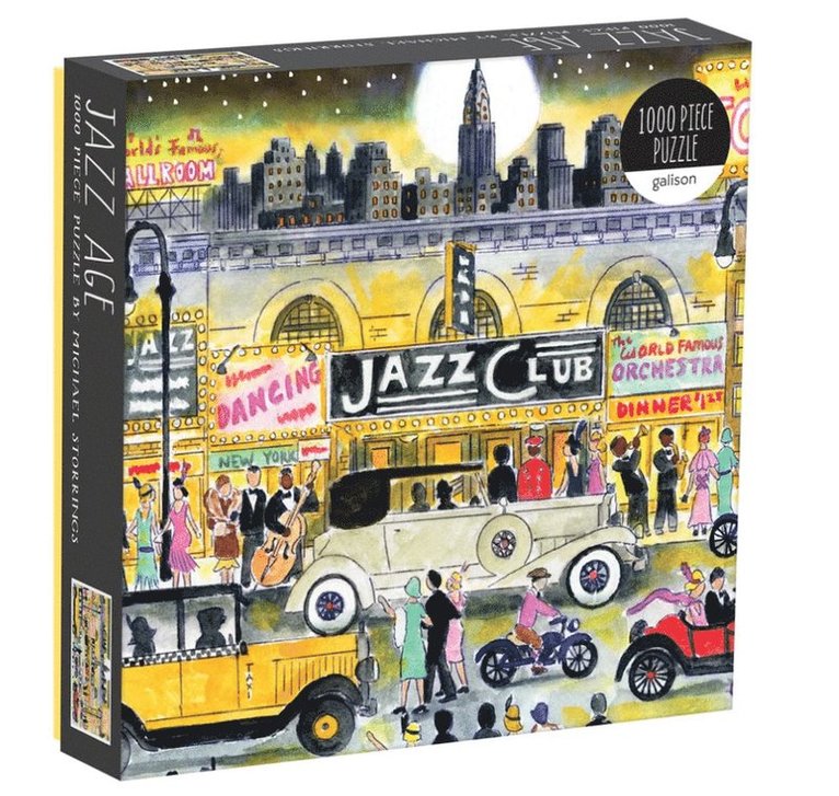 Pussel 1000 bitar - Michael Storrings Jazz Age, Övrigt. Tillgänglighet: Tillfälligt slut