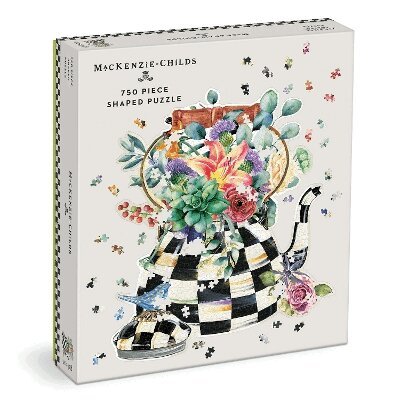 Galison - MacKenzie-Childs Blooming Kettle 750 Piece Shaped Puzzle, Övrigt. Tillgänglighet: Lägg i varukorg
