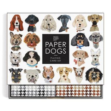 Paper Dogs Playing Card Set av Galison