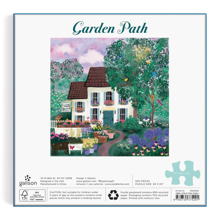 Pussel 500 bitar Garden Path, Övrigt