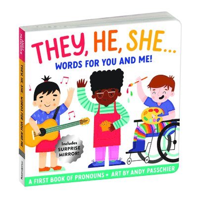 Mudpuppy - They, He, She: Words for You and Me Board Book, Kartonnage. Tillgänglighet: Tillfälligt slut