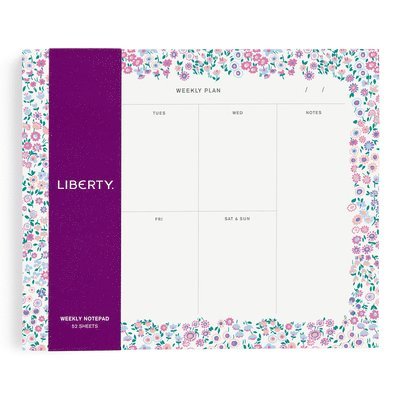 Galison - Liberty Cooper Dance Weekly Notepad, Övrigt
