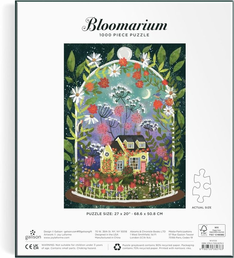 Pussel 1000 Bitar Bloomarium, Övrigt