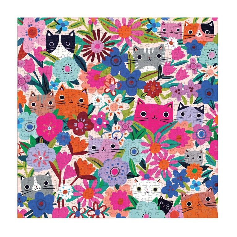 Pussel 500 bitar Blooming Cats, Övrigt