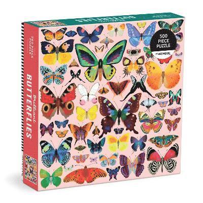 Pussel 500 bitar - Brilliant Butterflies, Övrigt. Tillgänglighet: Tillfälligt slut