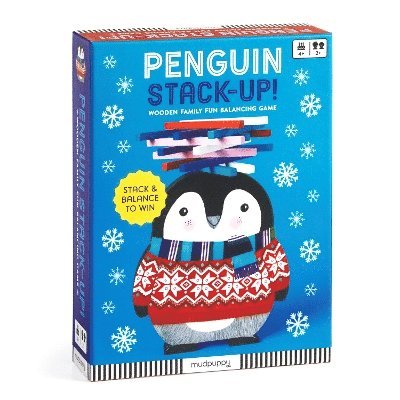 Mudpuppy - Penguin Stack-up Wooden Balancing Game, Övrigt