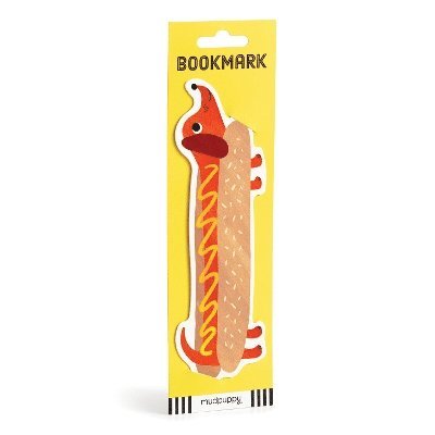 Mudpuppy - Doxie Hot Dog Bookmark, Övrigt