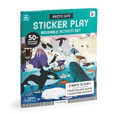 Mudpuppy - Arctic Life Sticker Play Reusable Activity Set, Häftad