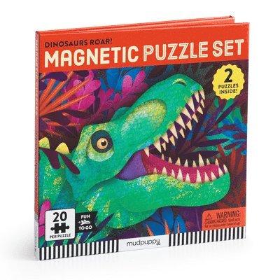 Mudpuppy - Dinosaurs Roar! Magnetic Puzzle Set, Övrigt