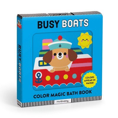 Mudpuppy - Busy Boats Color Magic Bath Book, Häftad
