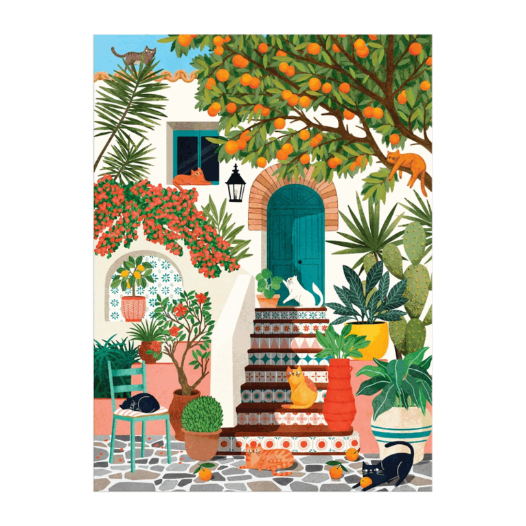 Pussel 1000 bitar - Mediterranean Cats, Övrigt