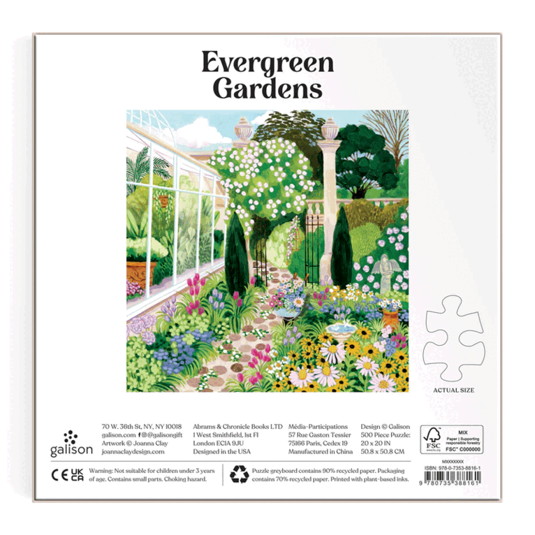 Pussel 500 bitar - Evergreen Gardens, Övrigt