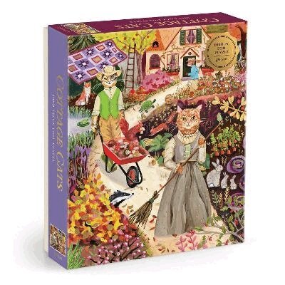 Galison - Cottage Cats 1000 Piece Foil Puzzle, Övrigt