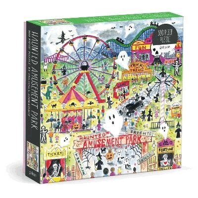 Galison - Michael Storrings Haunted Amusement Park 500 Piece Puzzle, Övrigt