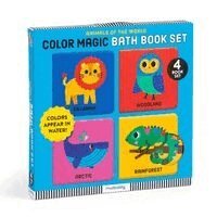 Mudpuppy - Animals Of The World Color Magic Bath Book Set, Häftad