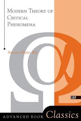 Shang-keng Ma - Modern Theory Of Critical Phenomena, Häftad. Tillgänglighet: Lägg i varukorg