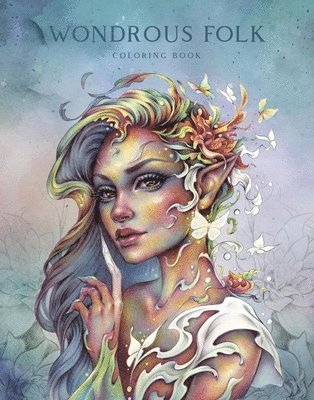 Wondrous Folk Coloring Book, Häftad