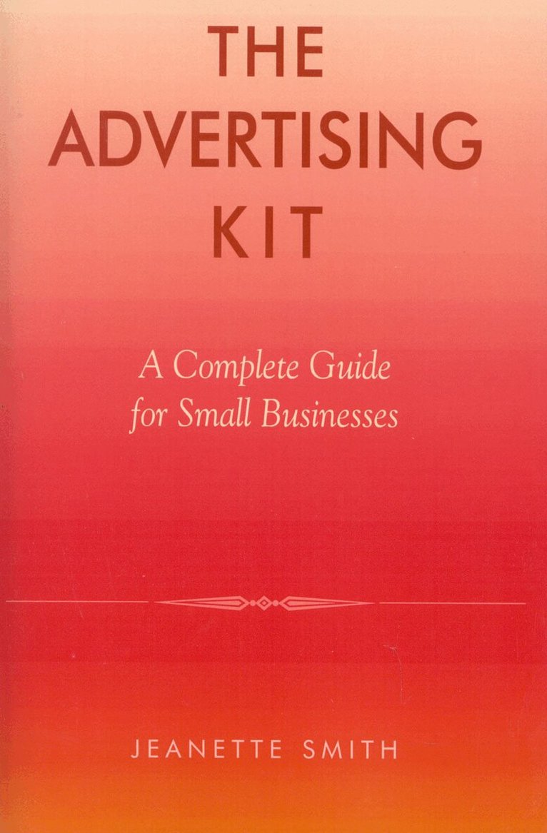 Jeanette Smith - Advertising Kit, Häftad