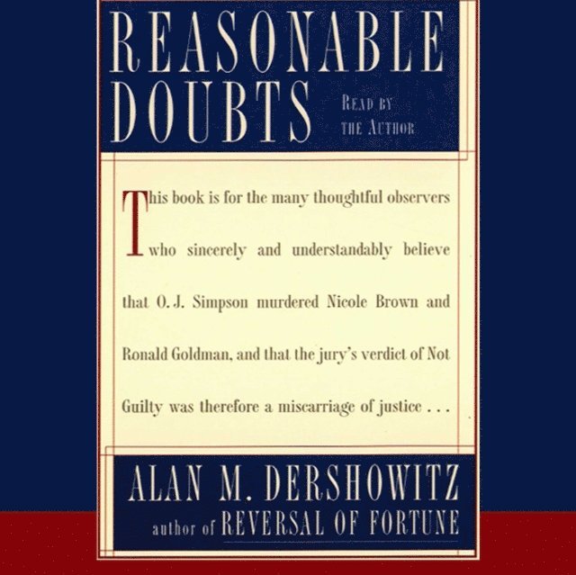 Alan M. Dershowitz - Reasonable Doubts, Ljudbok