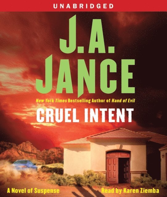 J.A. Jance - Cruel Intent, Ljudbok