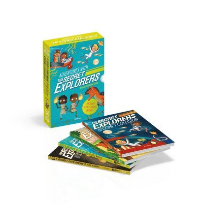 SJ King - Adventures with the Secret Explorers: Collection One: 4-Book Box Set of Educational Fiction Chapter Books Books, Häftad