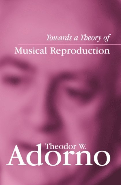 Theodor W. Adorno, Henri Lonitz - Towards a Theory of Musical Reproduction, E-bok