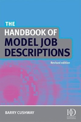 Barry Cushway - Handbook of Model Job Descriptions, Inbunden. Tillgänglighet: Lägg i varukorg