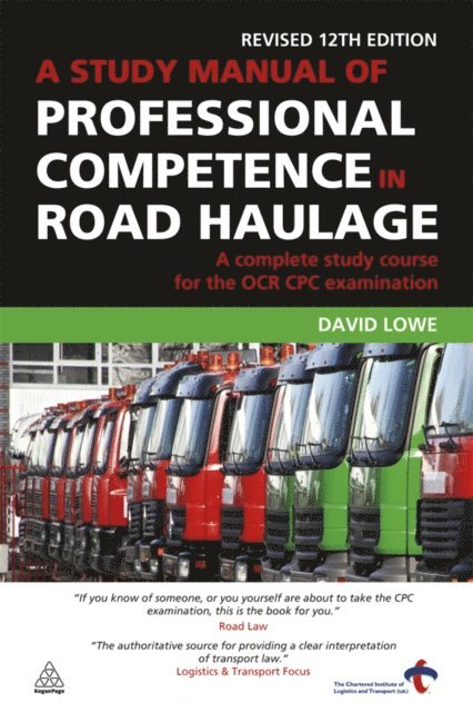 David Lowe - Study Manual of Professional Competence in Road Haulage, E-bok