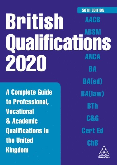 Kogan Page Editorial - British Qualifications 2020, E-bok. Tillgänglighet: Lägg i varukorg