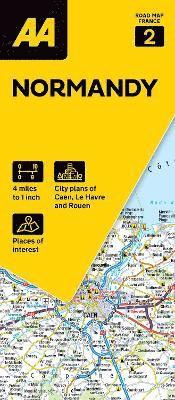 AA Road Map Normandy, Övrigt