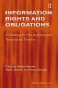 Information Rights and Obligations