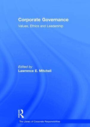 Lawrence E. Mitchell - Corporate Governance, Inbunden