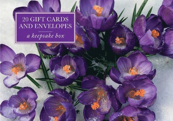Peony Press - Tin Box of 20 Gift Cards and Envelopes: Crocus, Övrigt. Tillgänglighet: Lägg i varukorg