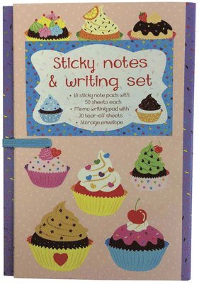 Sticky Notes and Writing Set: Cupcakes av Press Peony