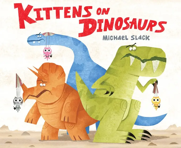 Michael Slack - Kittens on Dinosaurs, Häftad. Tillgänglighet: Lägg i varukorg